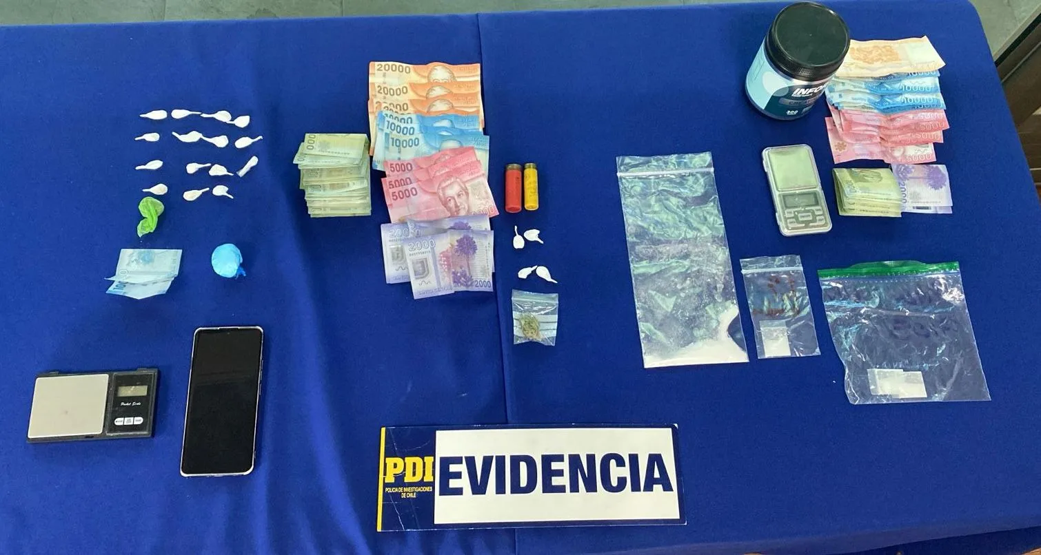 Clan familiar cae por microtráfico: cinco detenidos en operativo de la PDI en Victoria