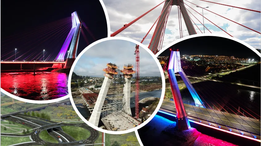 SERVIU Araucanía celebra 50 años con concurso fotográfico dedicado al Puente Treng Treng Kay Kay
