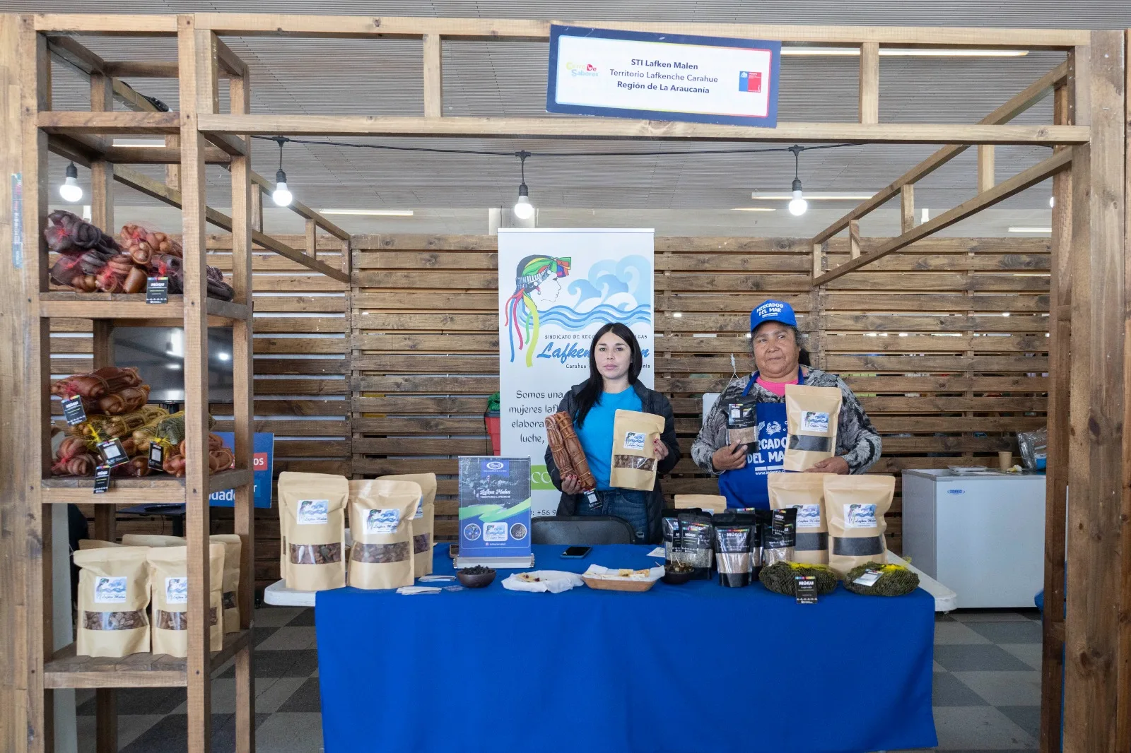 Algas marinas de emprendedoras de La Araucanía llegan a feria internacional Food & Service 2025