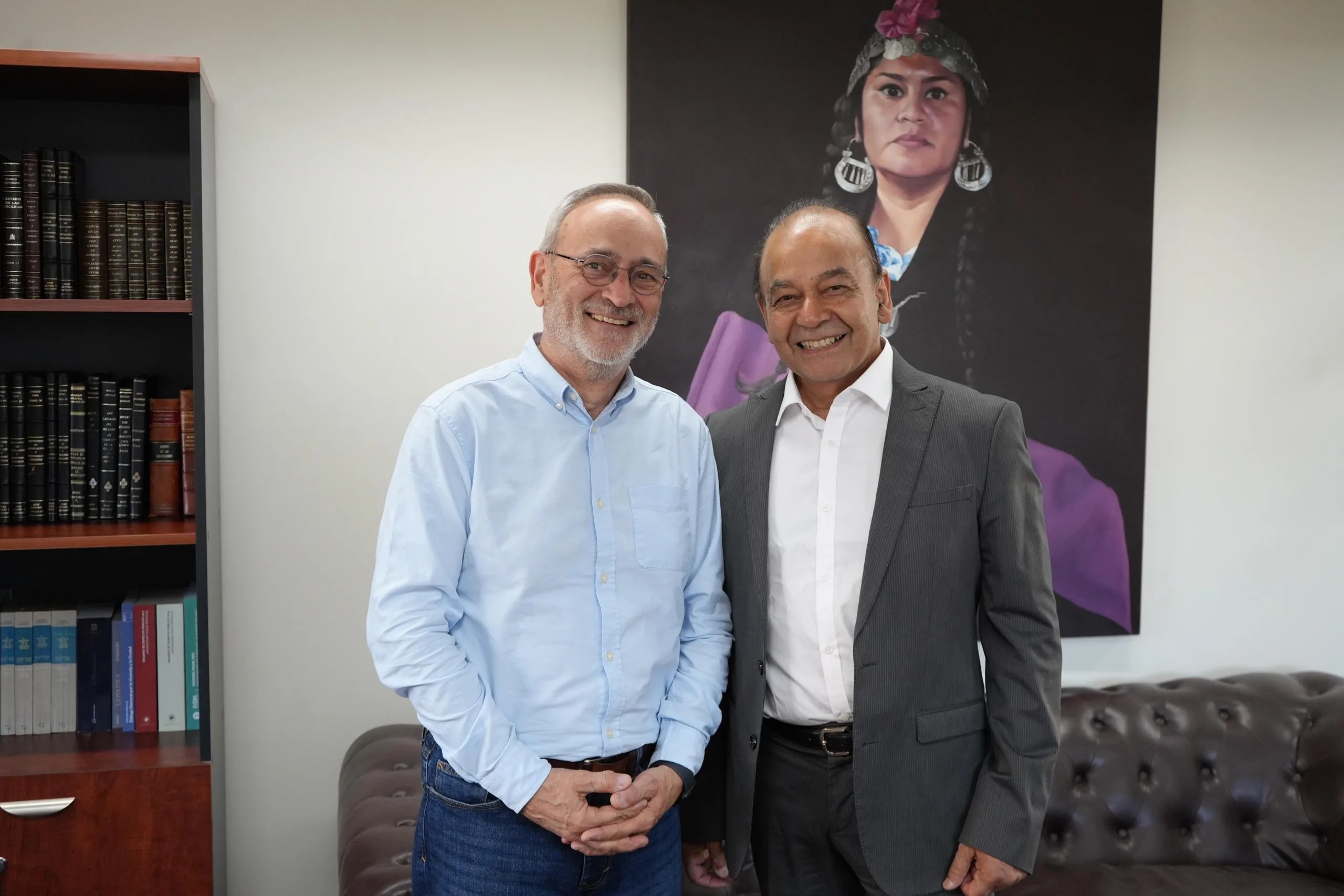 Gobernador René Saffirio y senador Ricardo Celis coordinan agenda de trabajo por La Araucanía