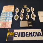 En plaza Teodoro Schmidt “PDI detiene a sujeto por microtráfico de drogas en pleno centro de Temuco”