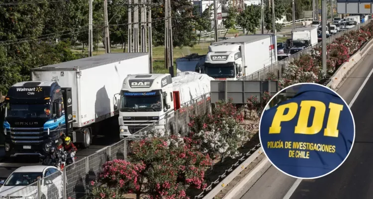 PDI desarticula banda que robaba camiones en la Ruta 5 Sur: 15 detenidos tras operativo entre Cabrero y Valdivia