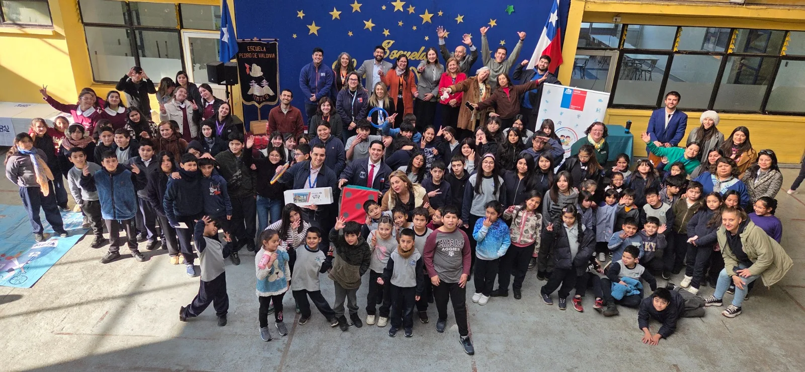 Realizan exitosa jornada de difusión de la #Ley60Minutos de actividad física en escuela de Temuco