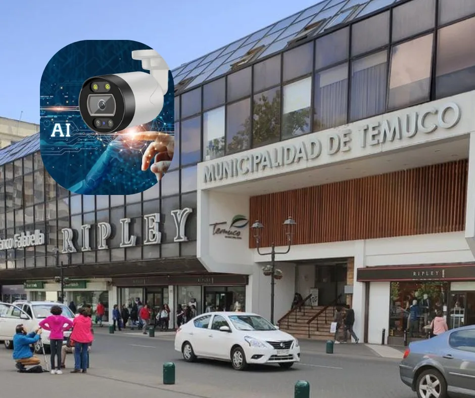 Municipalidad de Temuco instalará cámaras con inteligencia artificial para detectar delitos e incivilidades
