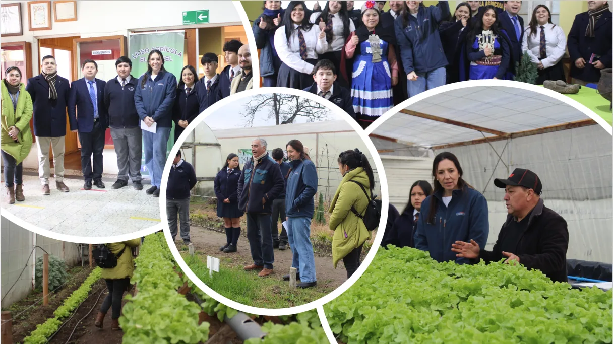 Seremi de Agricultura destacó la formación técnica y cultural del Liceo Agrícola El Vergel de Angol