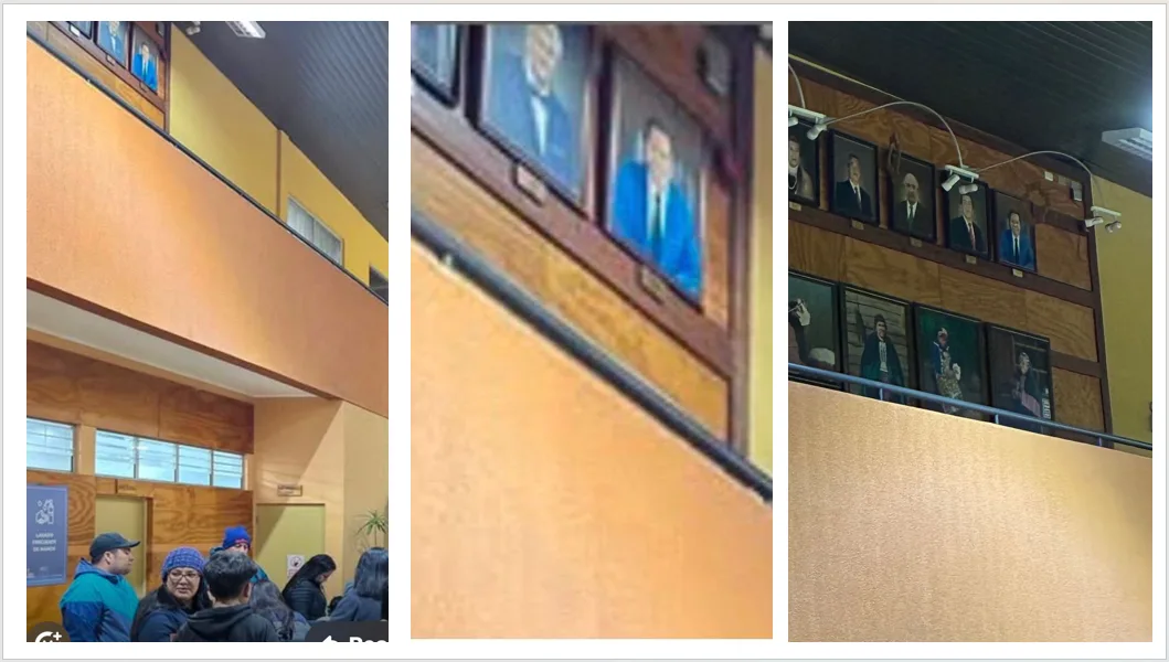 Polémica en Lautaro: denuncian retiro del retrato del exalcalde Raúl Schifferli del Centro Cultural y exigen explicaciones al municipio