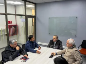 Autoridades regionales visitan oficinas de Frontel en Temuco y Angol para monitorear trabajo ante emergencia climática