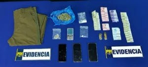 PDI desarticula punto de microtráfico en Victoria y detiene a tres personas durante allanamientos