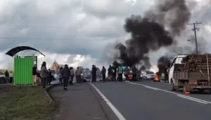 La paciencia se agotó: barricadas y rutas bloqueadas marcan jornada de protesta por prolongado corte de luz en Lautaro