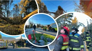 Pucón permanece en Alerta Roja tras temporal de viento que dejó aislada a la comuna