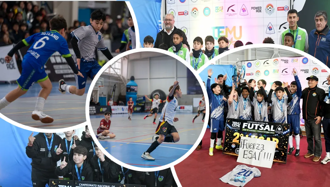 Colegio Netland School de Antofagasta se corona campeón nacional del futsal escolar en Temuco