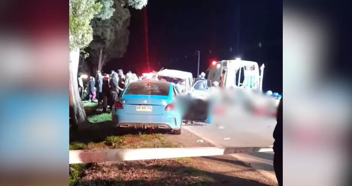 Colisión en Carahue deja un fallecido y dos heridos graves en el cruce Trovolhue