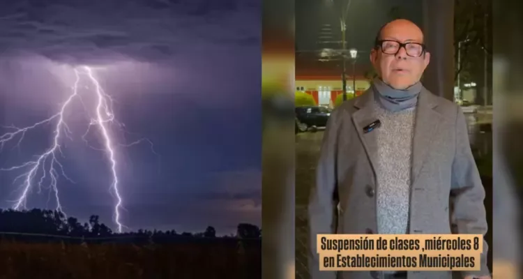 Villarrica suspende clases en establecimientos municipales por intenso sistema frontal