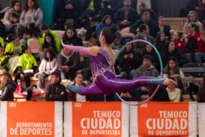 Temuco reunió a 21 clubes del país en torno a la gimnasia rítmica competitiva