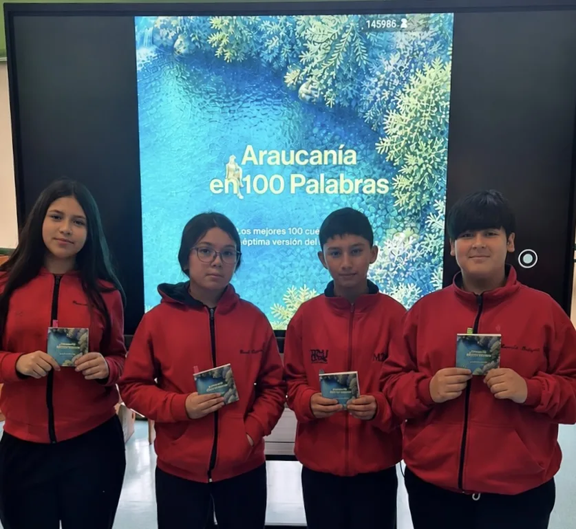 Cuatro estudiantes municipales de Temuco publican sus cuentos en “La Araucanía en 100 Palabras”