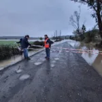 Seremi de Gobierno y alcalde de Galvarino recorren zonas afectadas por el sistema frontal