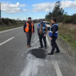 MOP intensifica trabajos de bacheo en rutas de La Araucanía tras daños provocados por las lluvias