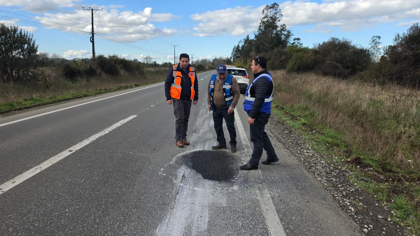 MOP intensifica trabajos de bacheo en rutas de La Araucanía tras daños provocados por las lluvias