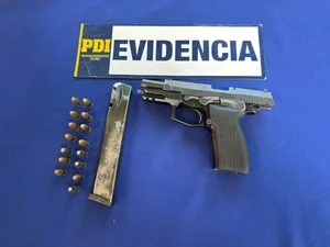 PDI Victoria detiene a sujeto por tenencia de arma de fuego y munición