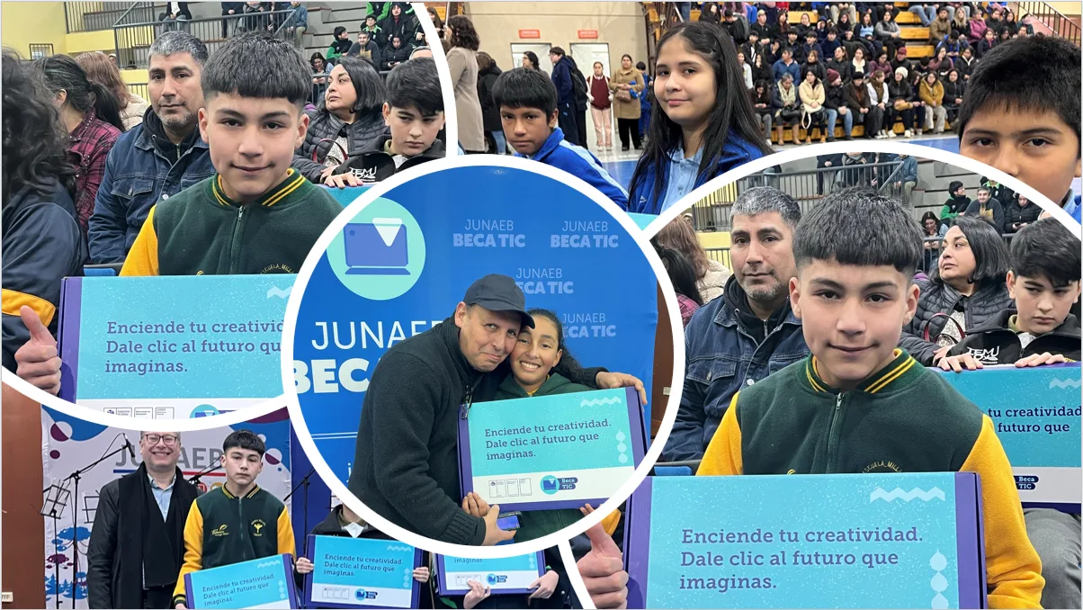 Más de 5.500 estudiantes de La Araucanía recibirán un computador gratuito con la Beca TIC 2026