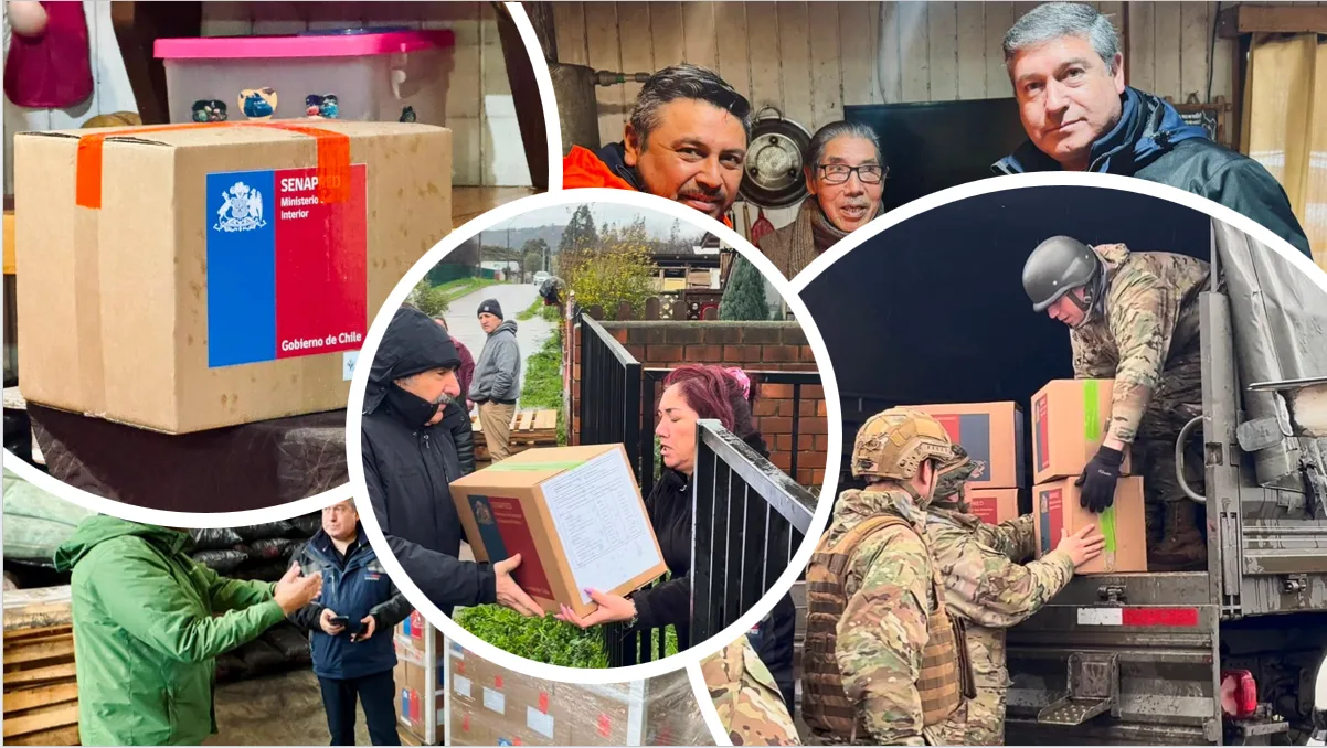 Sistema frontal en La Araucanía: Gobierno entrega ayuda a comunas y refuerza llamado a respetar evacuaciones preventivas