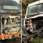 Dos fallecidos deja violenta colisión entre furgón y bus que trasladaba a juveniles de Deportes Temuco