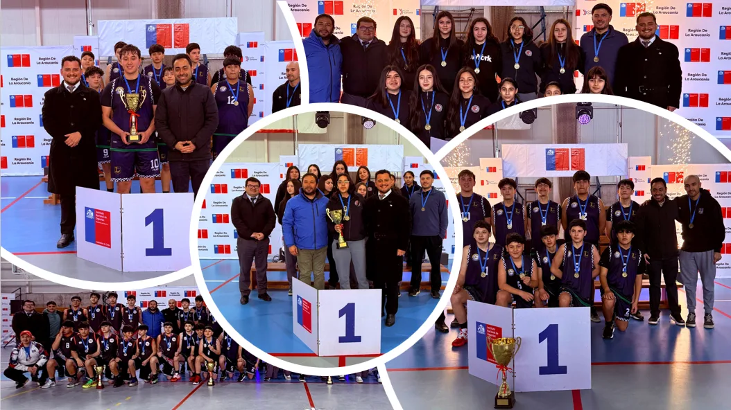 Purén hace historia y Lautaro va por la gloria nacional en el básquetbol escolar.