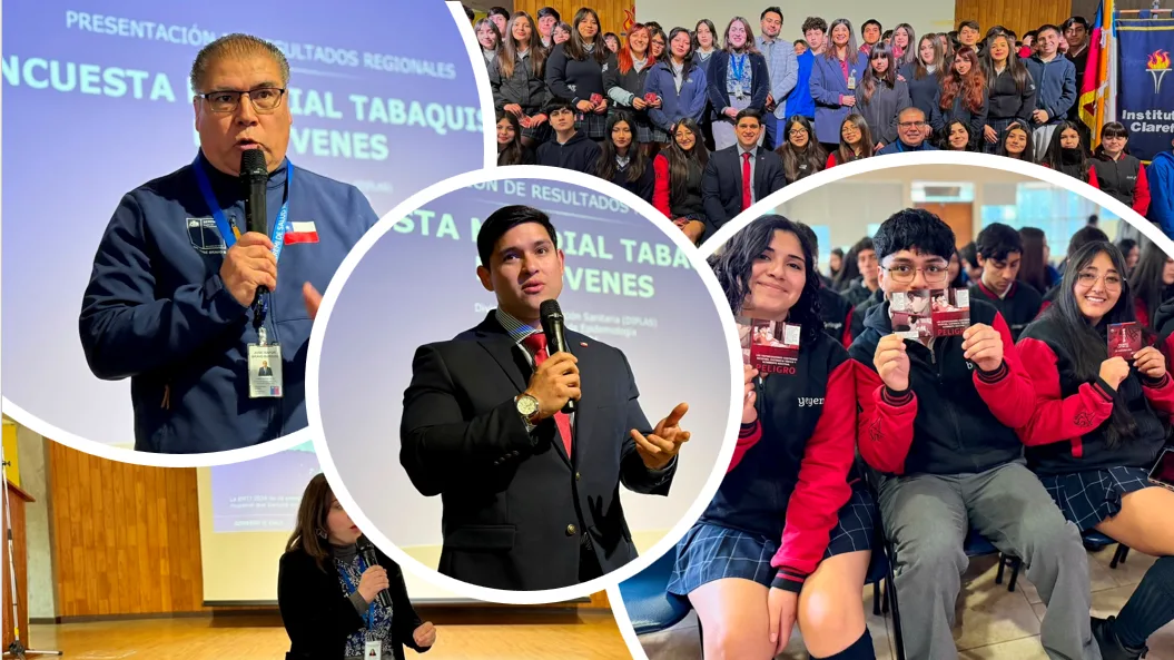 Encuesta Mundial de Tabaco en Jóvenes: 13,8% de los adolescentes de La Araucanía declara consumir actualmente cigarrillos electrónicos