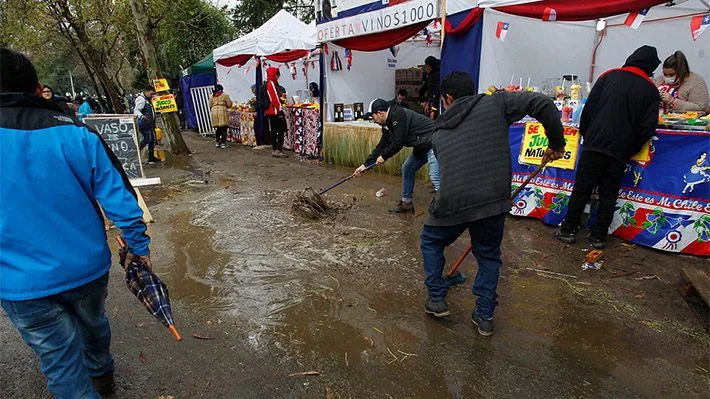 Fiestas Patrias podrían terminar bajo la lluvia en Temuco y La Araucanía