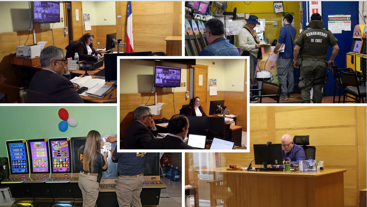 Histórico golpe al juego ilegal en Temuco: Querella municipal logra condena contra administradores y ordena destrucción de 130 máquinas de azar