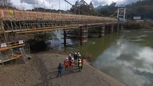 MOP anuncia para noviembre la entrega del puente Eduardo Frei Montalva de Carahue