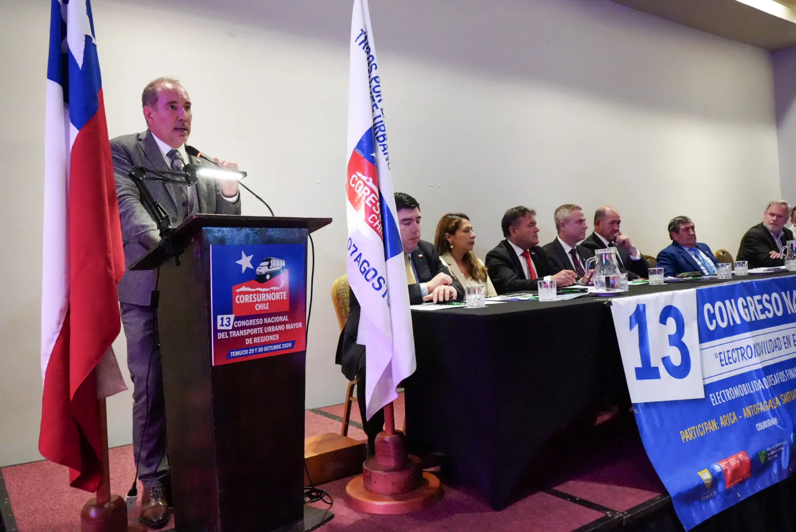 Electromovilidad marca el debate del XIII Congreso Coresurnorte inaugurado en Temuco