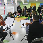 Orquesta Filarmónica de Temuco lleva la música a la primera infancia en Loncoche