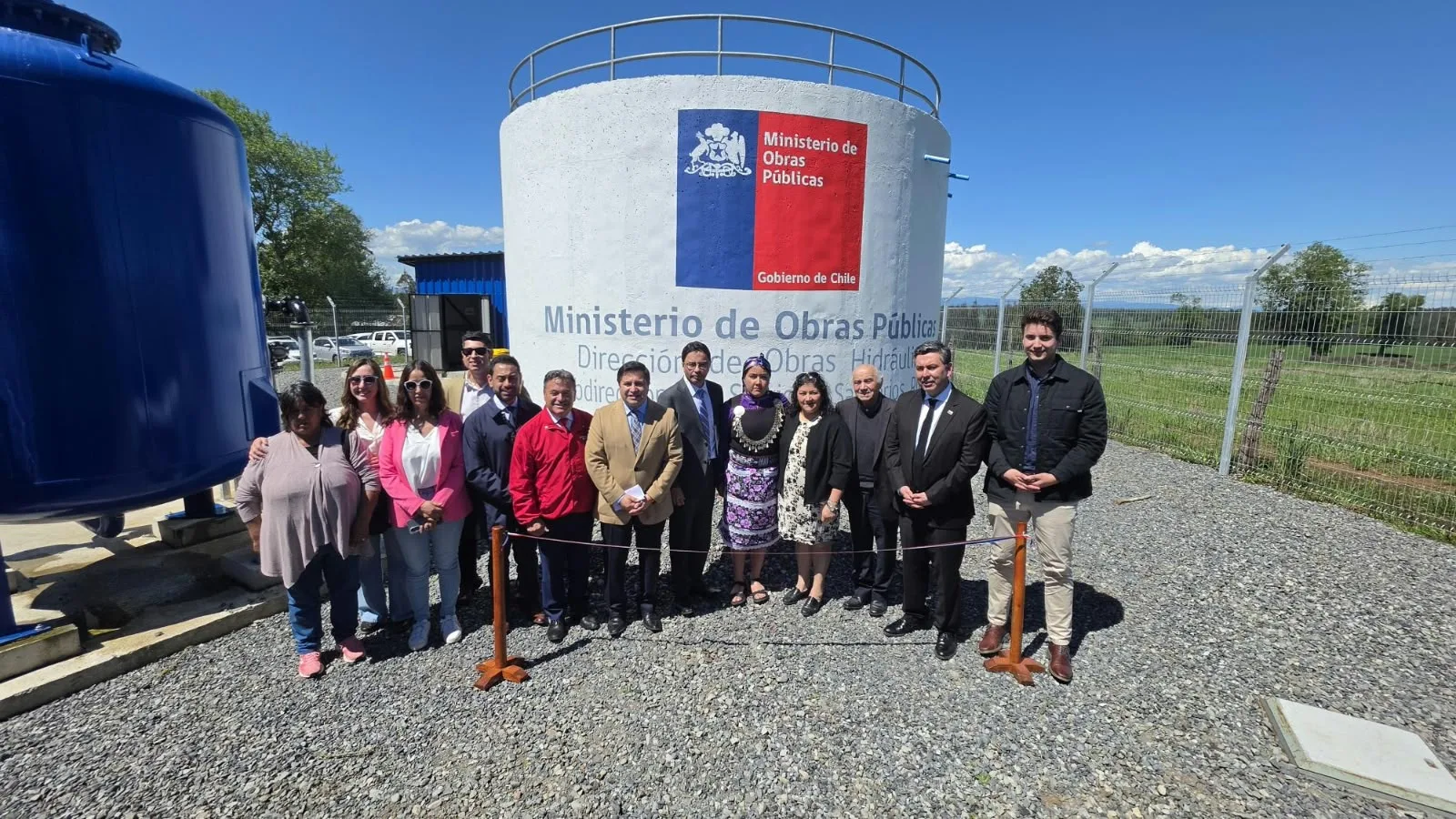 MOP Araucanía inaugura nuevo Servicio de Agua Potable de Ñereco que favorecerá a 171 familias del sector rural de Lautaro