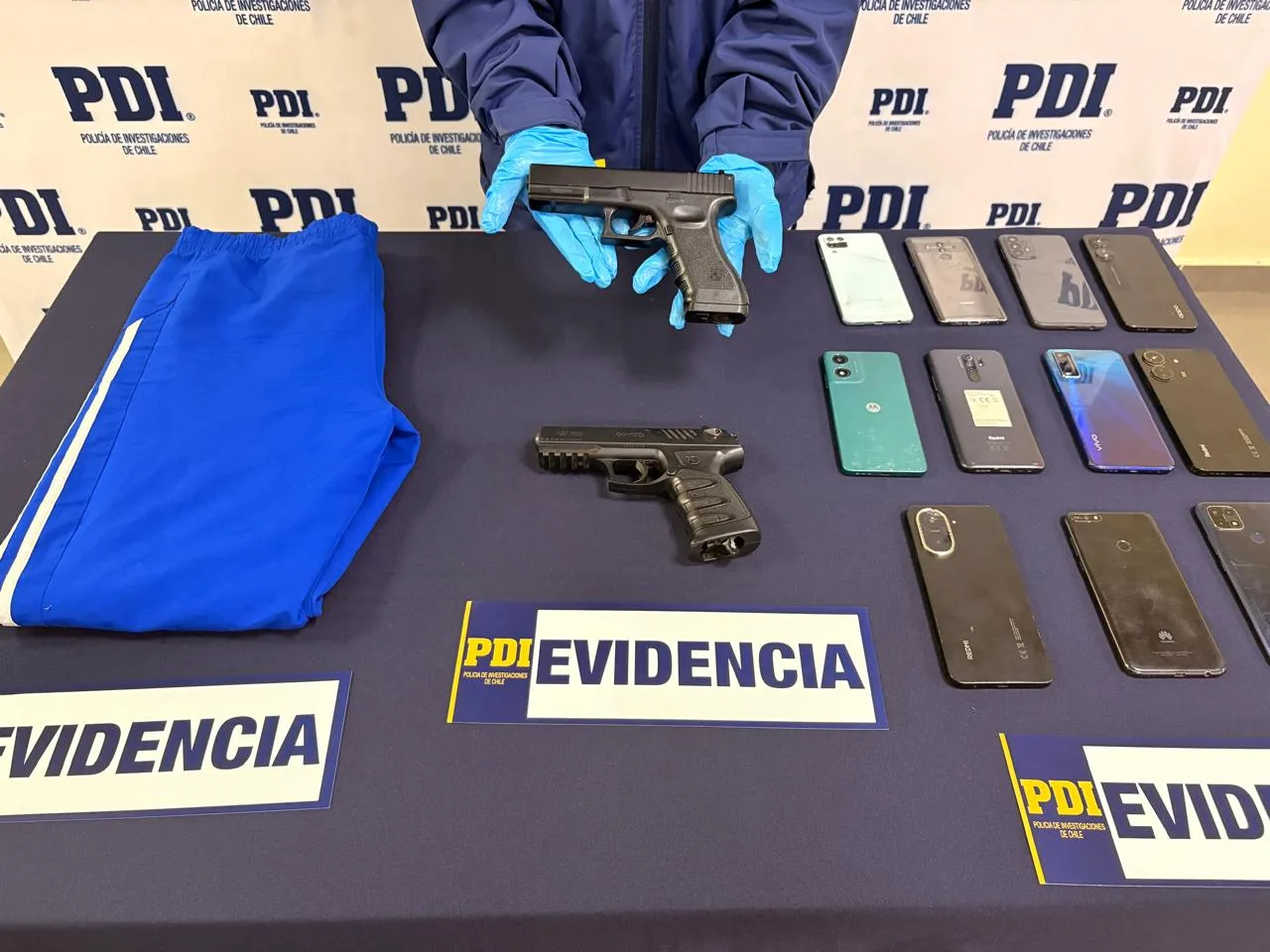 PDI detiene a tres personas por encerrona y robo de vehículo en Temuco