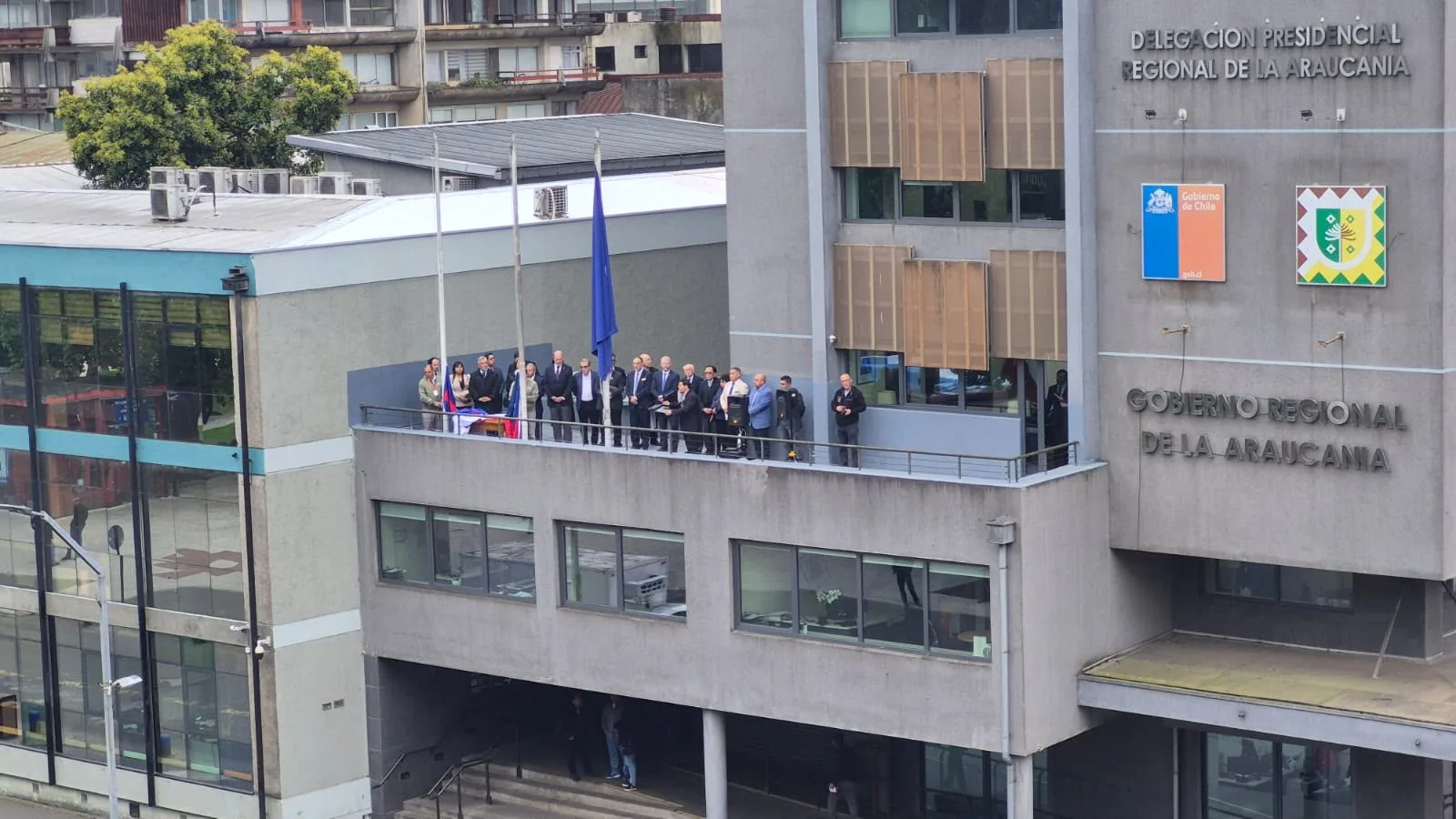 La Araucanía conmemoró el Día de las Iglesias Evangélicas y Protestantes con izamiento de su bandera