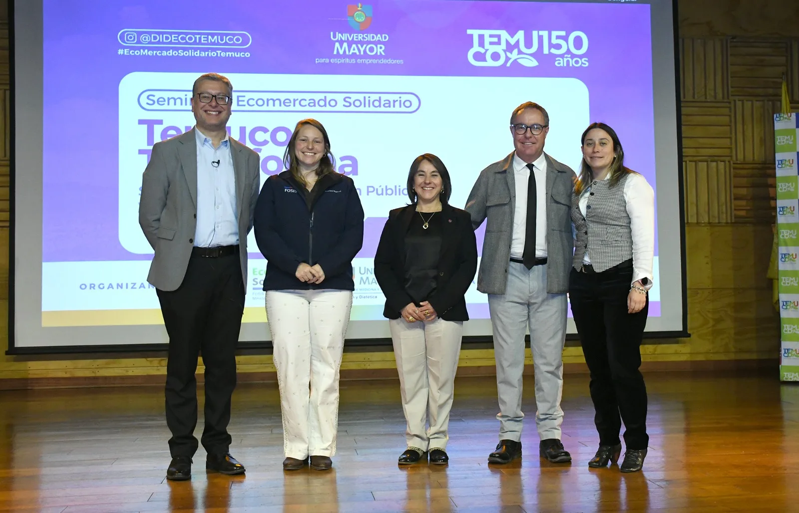 Seminario en la Universidad Mayor destaca experiencia del EcoMercado Solidario de Temuco como ejemplo de economía circular