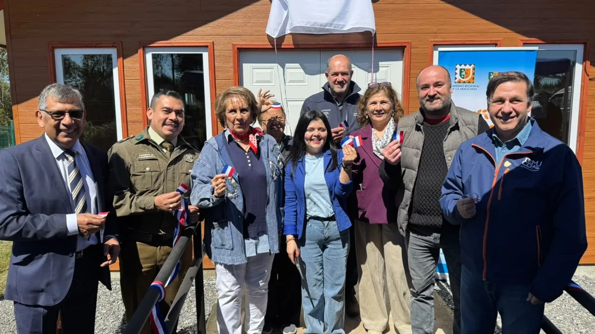 Comunidad del sector rural de Temuco inaugura sede social gracias a fondos Presidente de la República