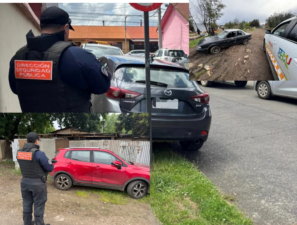 Seguridad municipal de Temuco se acerca a la treintena de vehículos robados que han sido recuperados durante el 2026