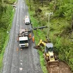 Frontel realizó mejoras en la red eléctrica del sector Caivico en Cunco